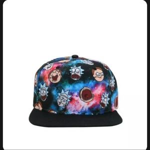 Rick & Morty Expressions Galaxy Space Head SnapBack